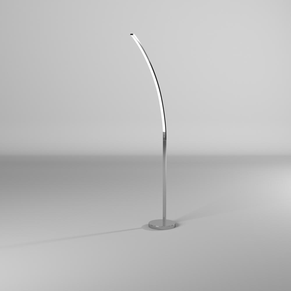 22W Floor Lamp Polished Chrome Finish
