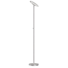 Torchier Floor Lamp, Satin Nickel Finish