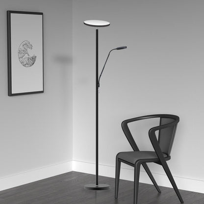 Mother & Son Floor Lamp, Sandy Black Finish