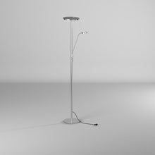 Mother & Son Floor Lamp, Satin Nickel Finish