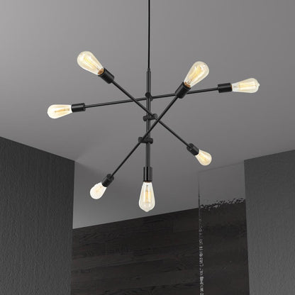 7LT Pendant, Black Finish