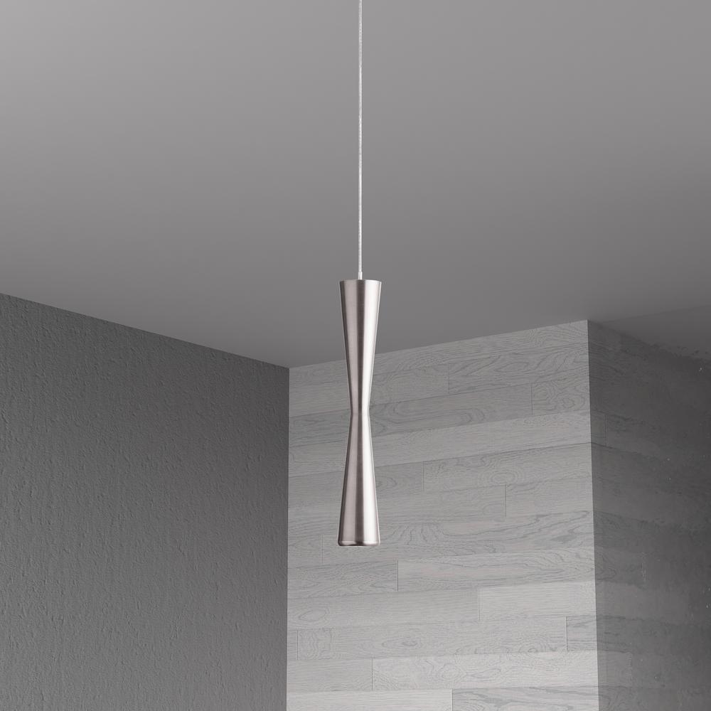5W Pendant, Satin Chrome Finish