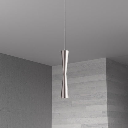 5W Pendant, Satin Chrome Finish