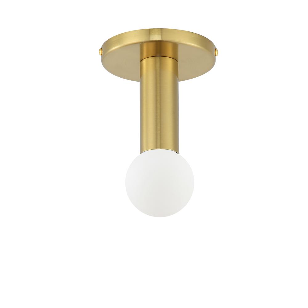 1LT Incandescent Flush Mount,  AGB