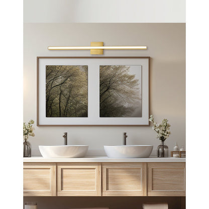 24W Colour Changing Vanity Aged Brass with Frosted Acrylic Diffuser