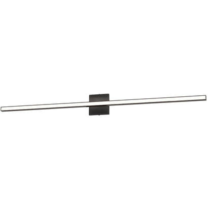 36W Colour Changing Vanity Matte Black with Frosted Acrylic Diffuser