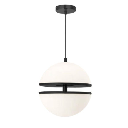 30W Pendant, MB, WH Glass