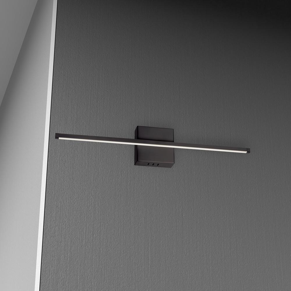 19W Wall Sconce MB,WH Acrylic Diffuser