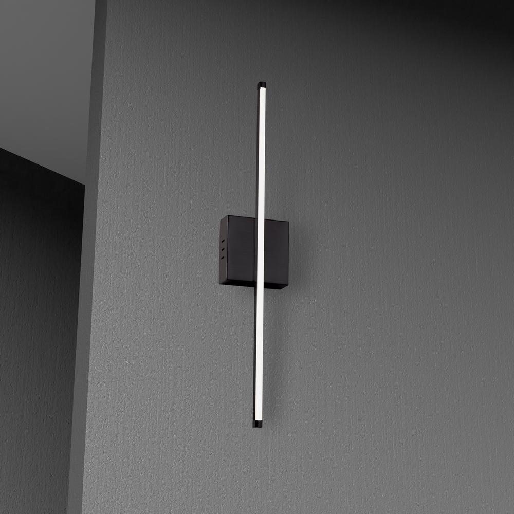 19W Wall Sconce MB,WH Acrylic Diffuser