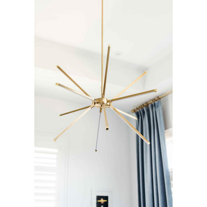 60W Chandelier AGB, WH Acrylic Diffuser