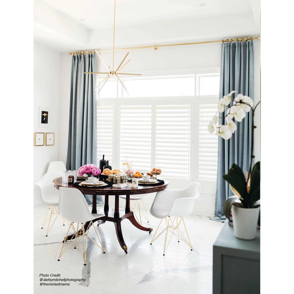 60W Chandelier AGB, WH Acrylic Diffuser