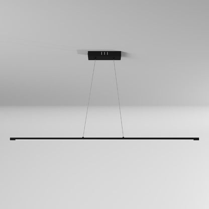 30W Horiz Pendant MB, WH Acrylic Diffuser