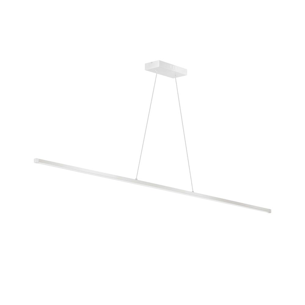 30W Horiz Pendant MW, WH Acrylic Diffuser