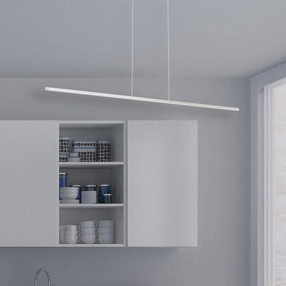 30W Horiz Pendant MW, WH Acrylic Diffuser