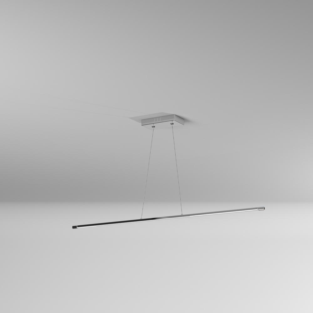 30W Horiz Pendant PC, WH Acrylic Diffuser