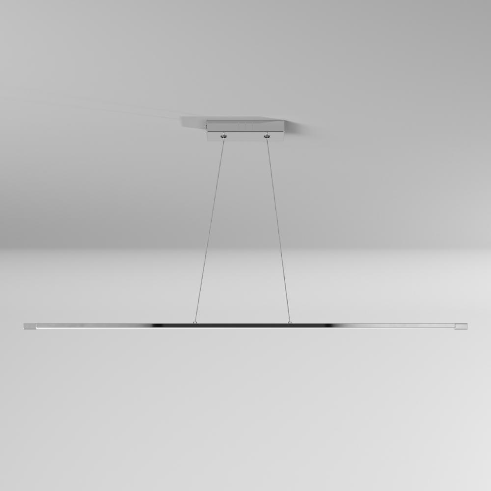 30W Horiz Pendant PC, WH Acrylic Diffuser