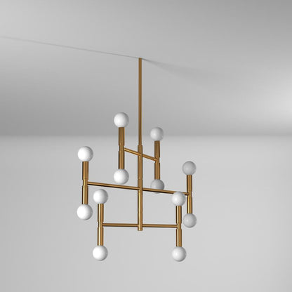 12LT Chandelier, Vintage Bronze Finish