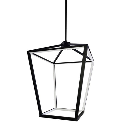 46W Chandelier, MB, WH Silicone Diffuser