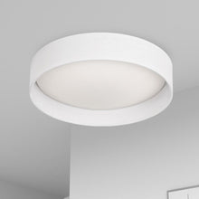 11" Flush Mount, Ivory Shade