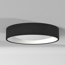 15" Flush Mount, Black Shade