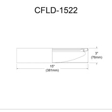 LED Flush Mount, Satin Chrome Finish, Natural Shade