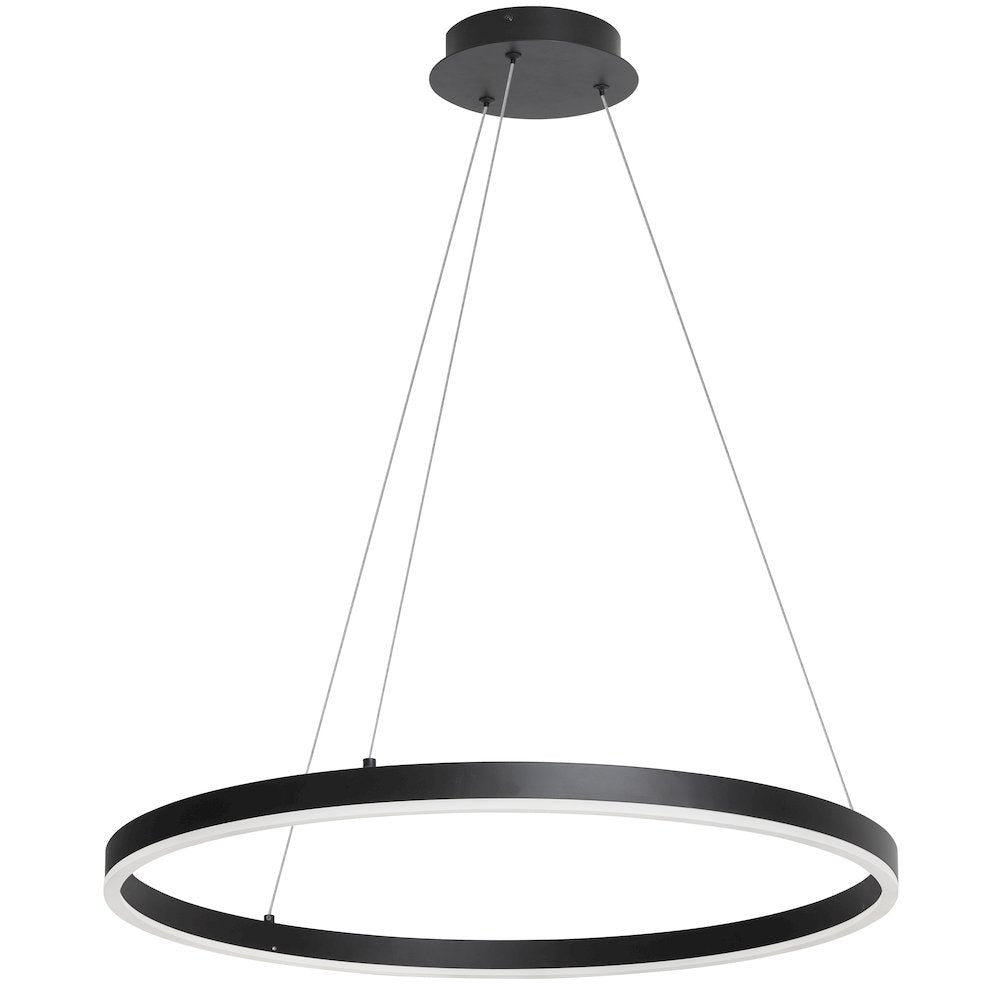 34W Colour Temperature Changing Chandelier, Matte Black
