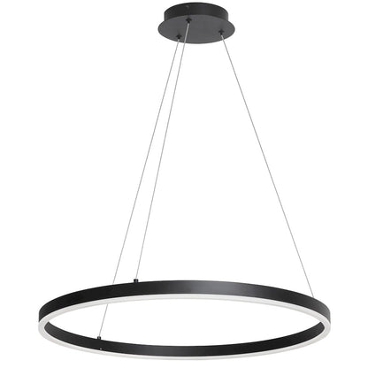 34W Colour Temperature Changing Chandelier, Matte Black