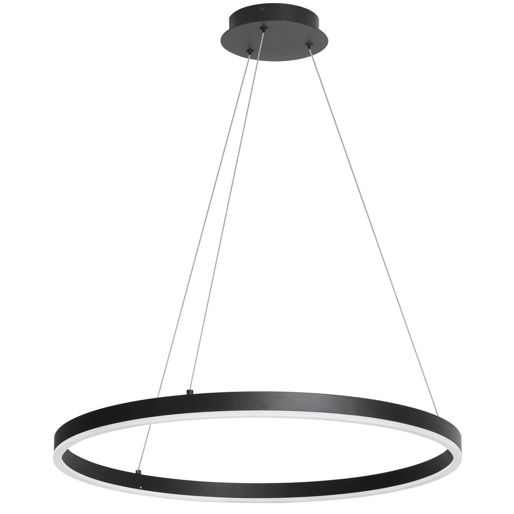 34W Chandelier, MB, FR Acrylic Diffuser