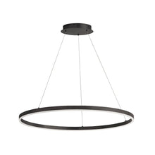 63W Colour Changing Temperature Chandelier, Matte Black