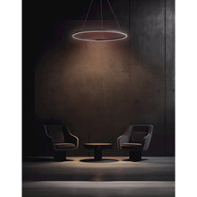 63W Colour Changing Temperature Chandelier, Matte Black
