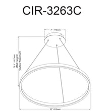 63W Chandelier, MB, FR Acrylic Diffuser