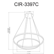 97W Chandelier, MB, FR Acrylic Diffuser