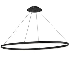 63W Horiz Chandelier, MB, WH Silicone Diffuser