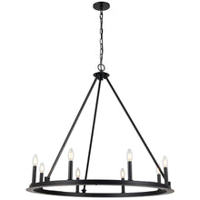 8LT Incandescent Chandelier, MB