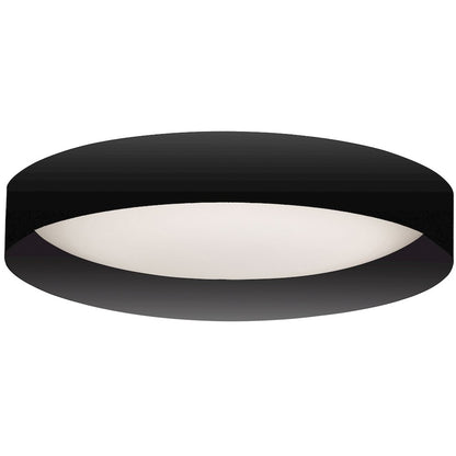 22W Flush Mount w/ Matte Black Metal Shade
