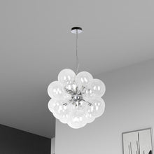 6LT Halogen Pendant, PC, Clear Glass