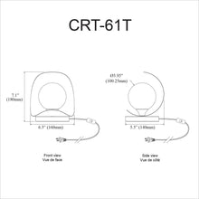 1LT Table Lamp Matte Black Finish