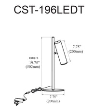 6W Table Lamp,  SC, FR Acrylic Diffuser