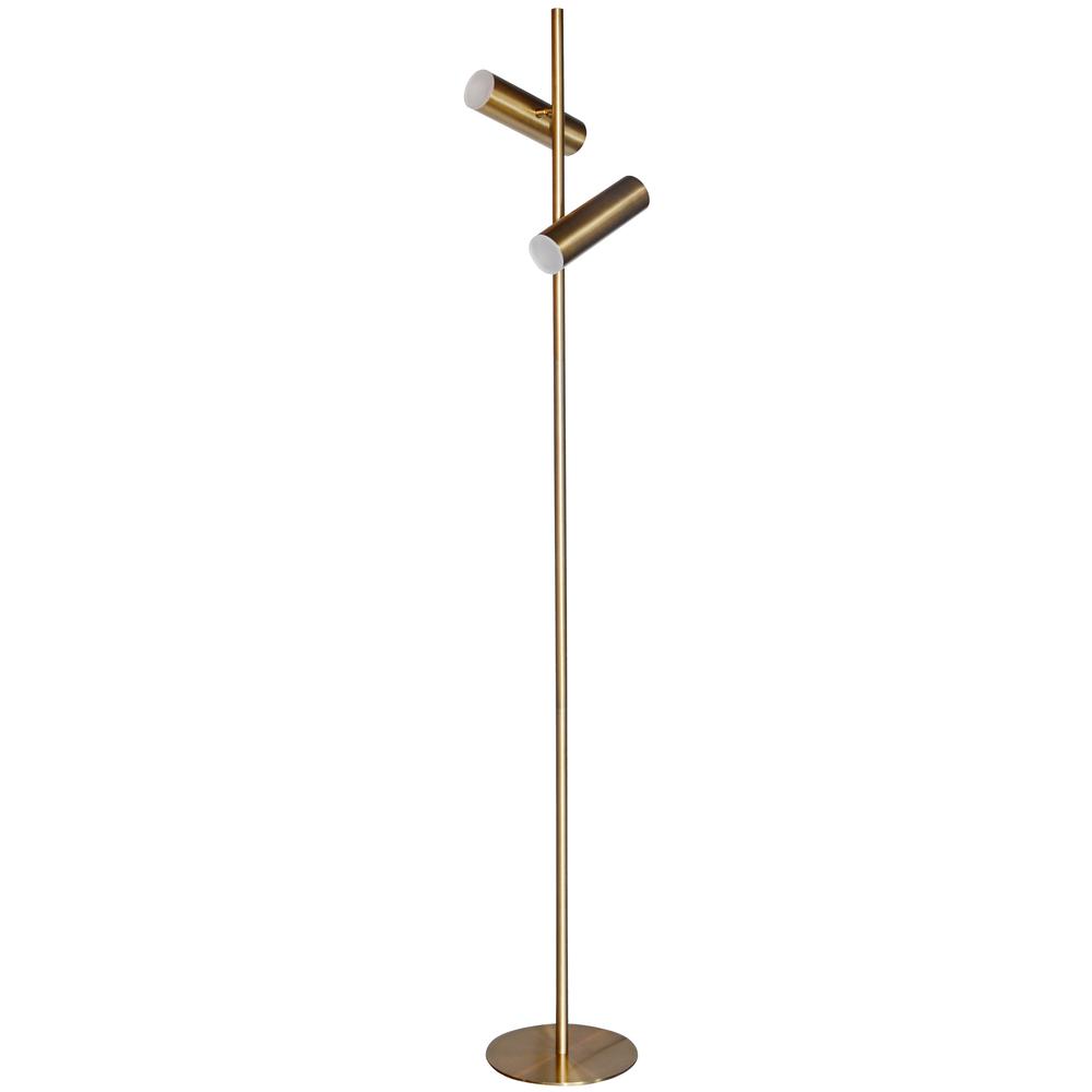 12W Floor Lamp,  AGB, FR Acrylic Diffuser