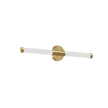 12W Wall Sconce, AGB, WH Acrylic Diff