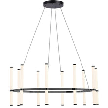 60W Chandelier, MB, WH Acrylic Diffuser