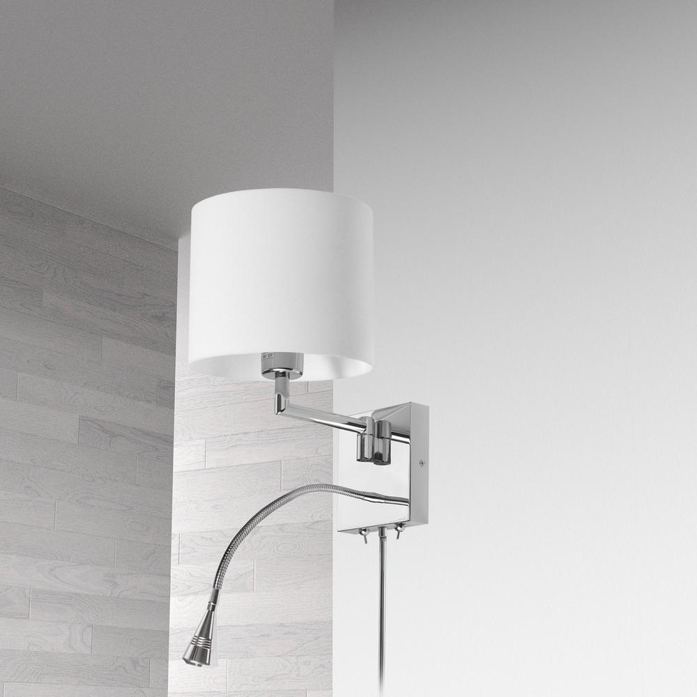 Wall Sconce,Reading Lamp, PC Finish