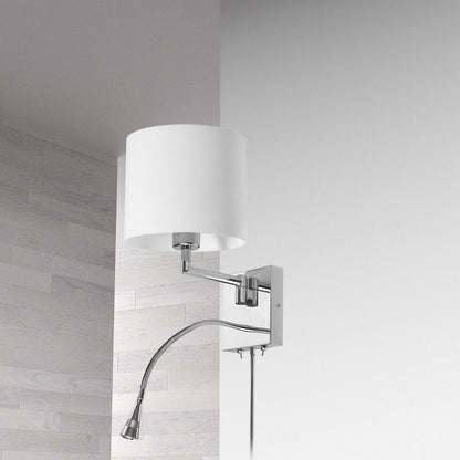 Wall Sconce,Reading Lamp, PC Finish