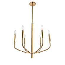 6LT Chandelier, AGB Finish