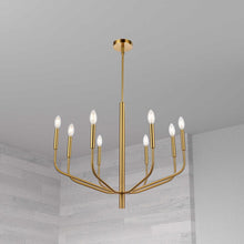 6LT Chandelier, AGB Finish