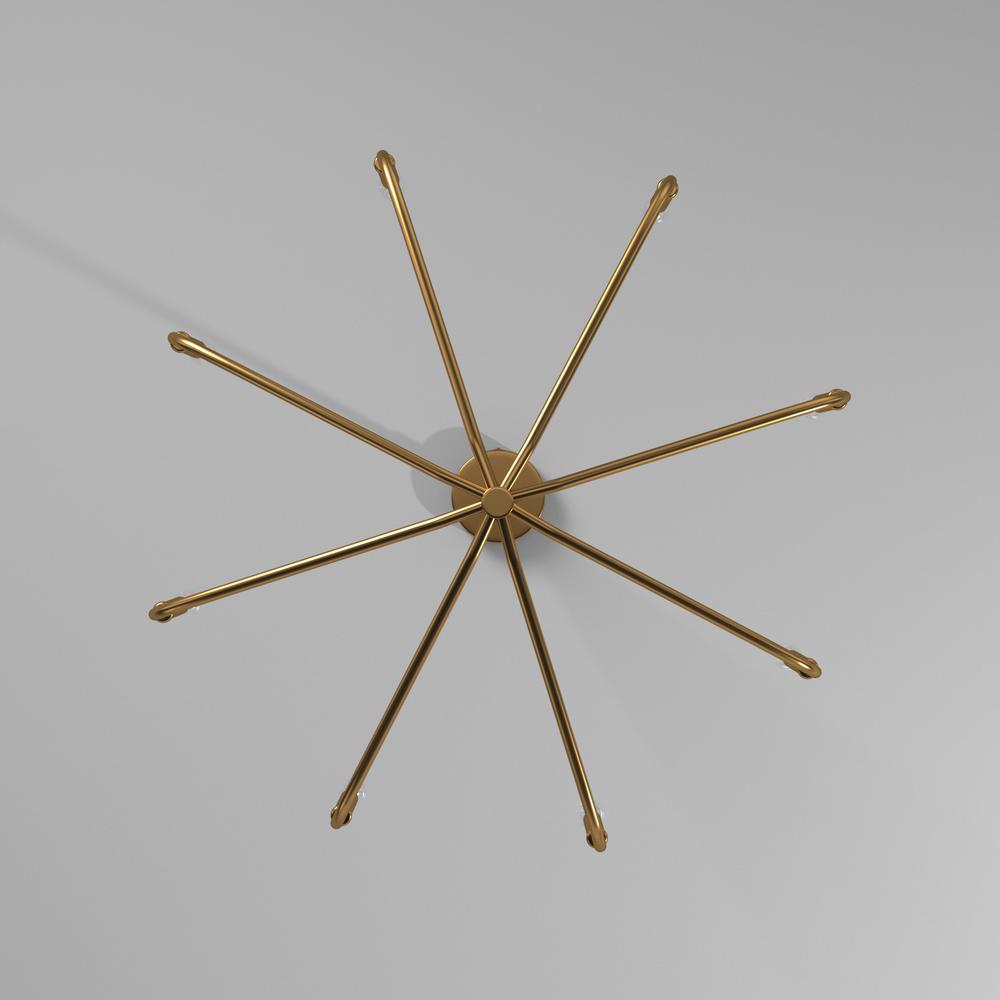 8LT Chandelier, AGB Finish
