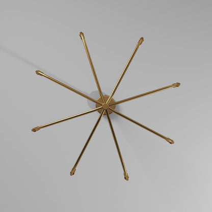 8LT Chandelier, AGB Finish