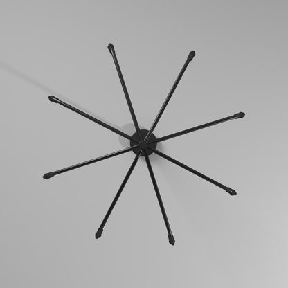 8LT Chandelier, MB Finish
