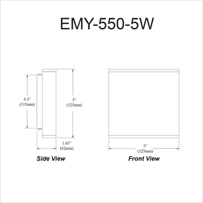 15W Wall Sconce, AGB, Acrylic Diffuser