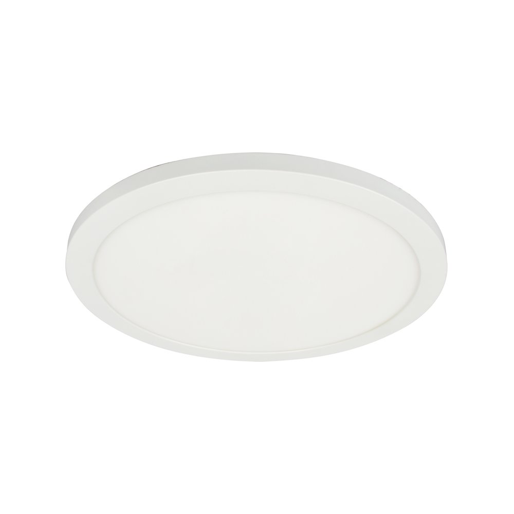 25W Matte White Flush Mount